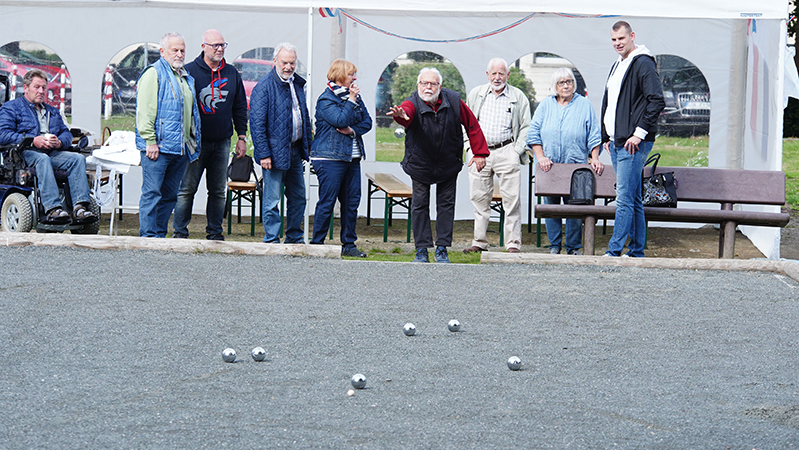 Das Boule-Treffen kam bei den Besuchern gut an